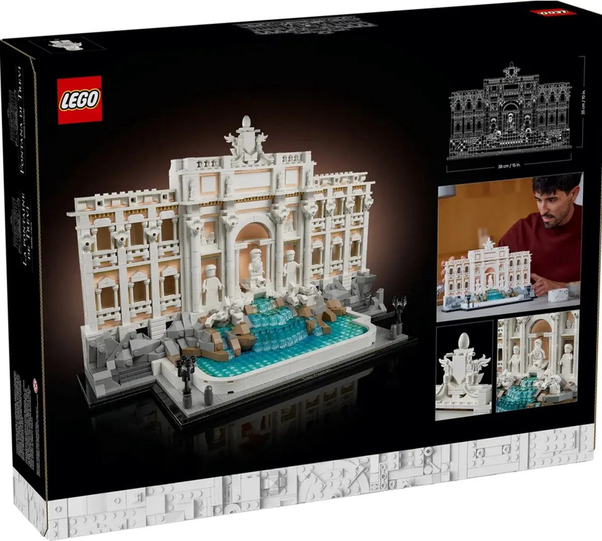 LEGO Architecture Trevifontein 21062 - 1880 Stukken - Multicolor - afbeelding 6 van 6