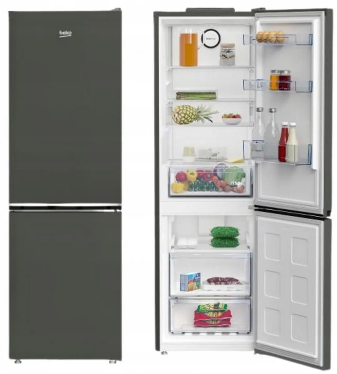 Beko B1RCNA364G No-Frost Combi Koel-vriescombinatie 316L - Grijs - afbeelding 6 van 6