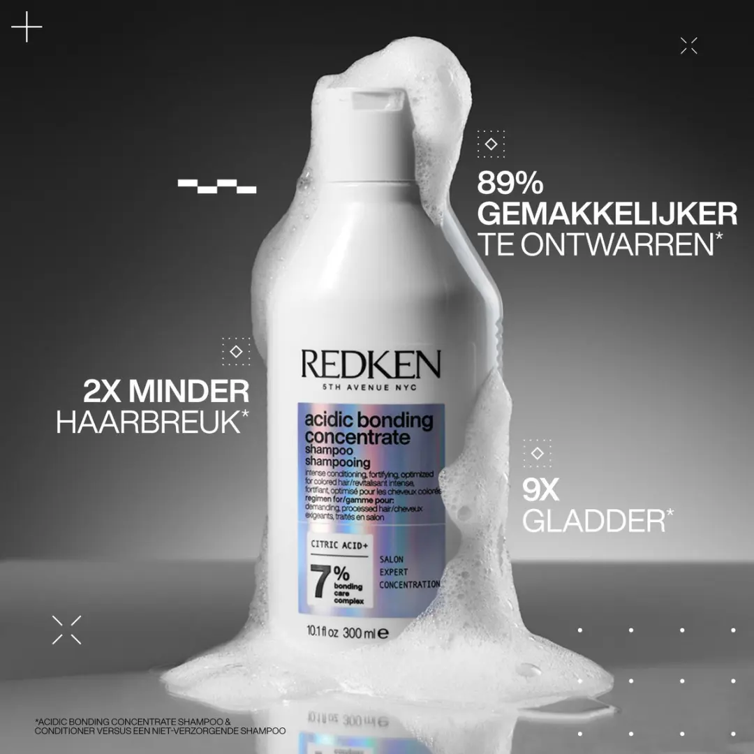 Redken Acidic Bonding Concentrate Shampoo & Conditioner 300ml - Gekleurd haar