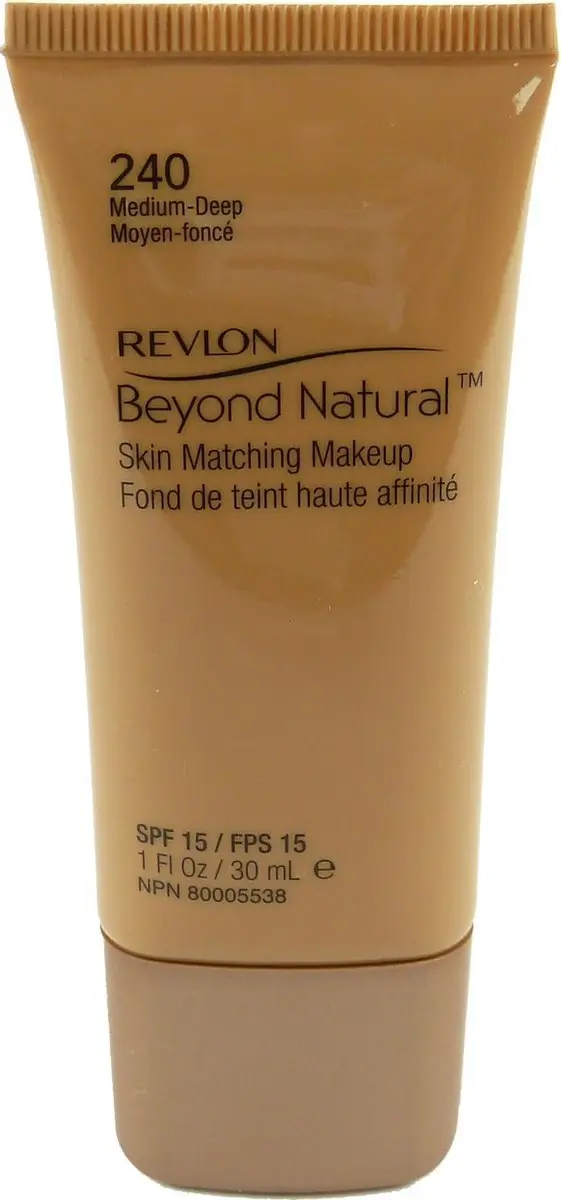 Revlon Beyond Natural Skin Matching Foundation 240 Medium Deep
