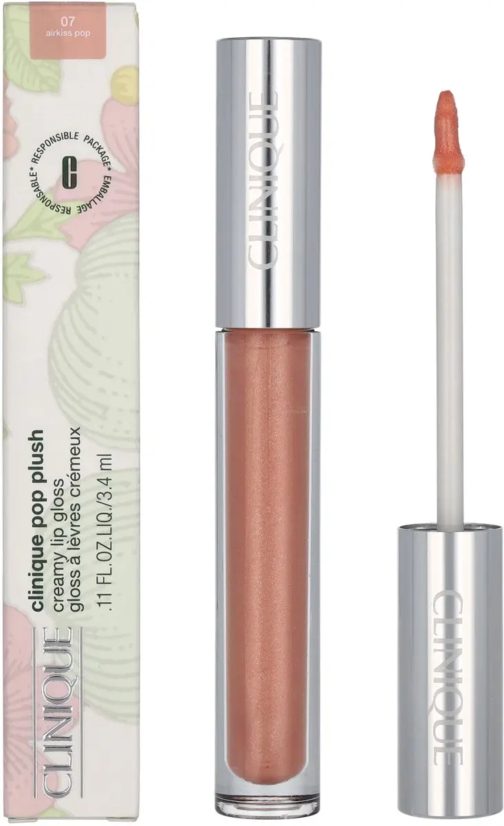 Clinique Pop Plush Lipgloss 07 Airkiss Pop - 3,4 ml - Perzik