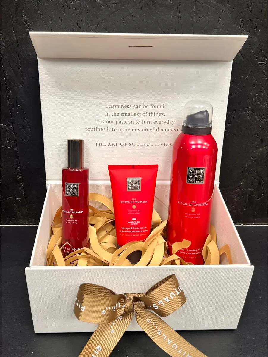 Rituals of Ayurveda Geschenkset - 320ml (4x) - Douchegel, Body Cream & Mist