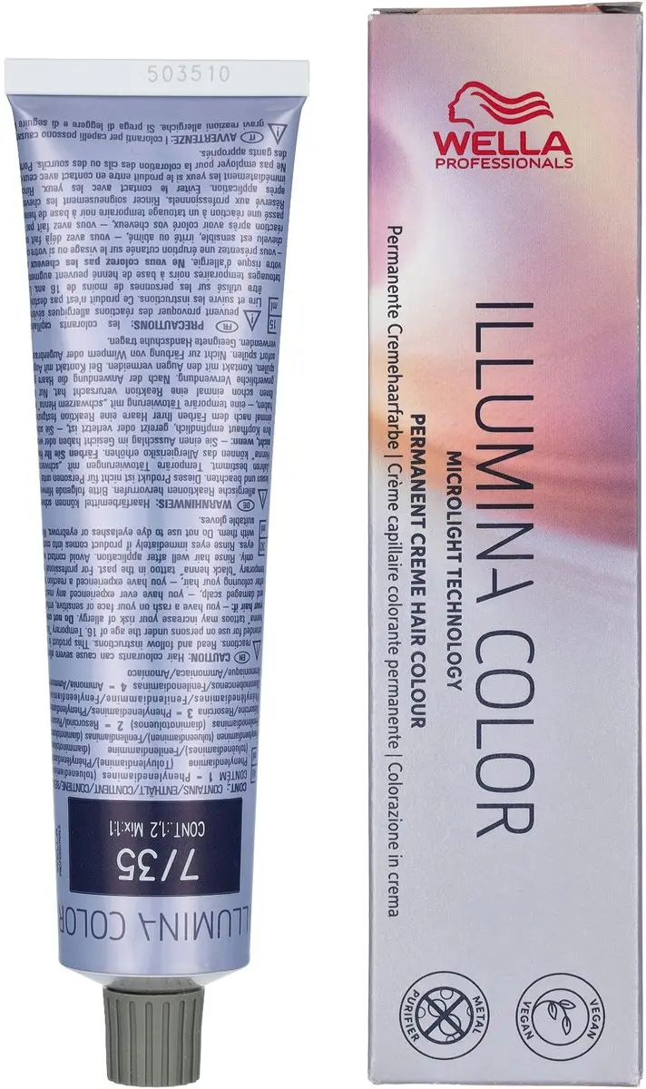Wella Professionals Illumina Color 7/35 Haarverf 60ml - Zwart
