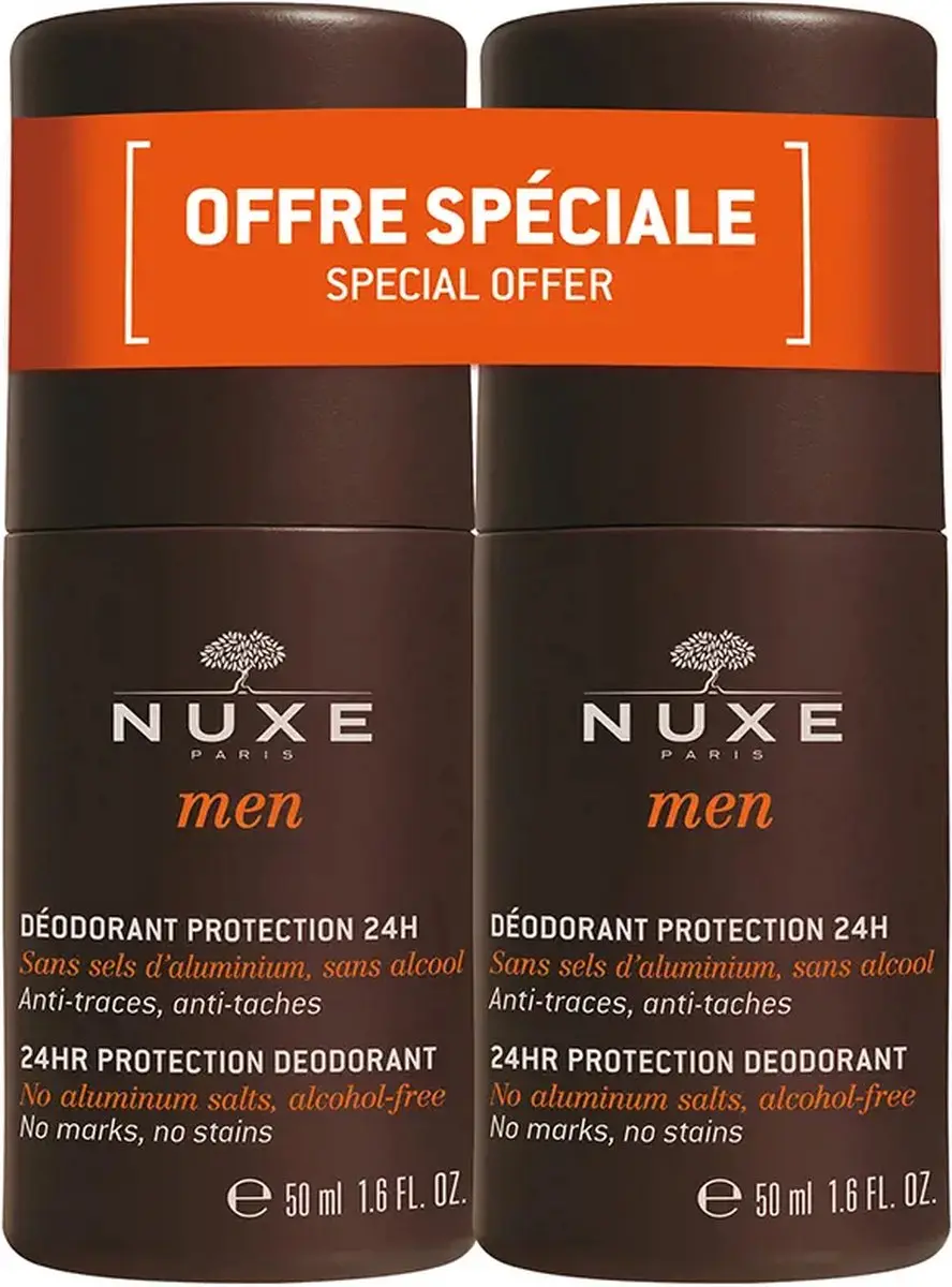 Nuxe Men 24 HR Protection Deo Duo - 2x50ml - afbeelding 6 van 6