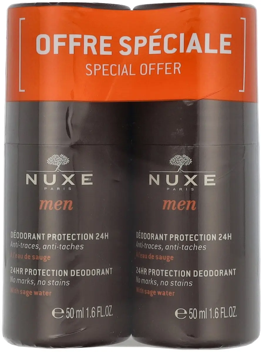 Nuxe Men 24 HR Protection Deo Duo - 2x50ml
