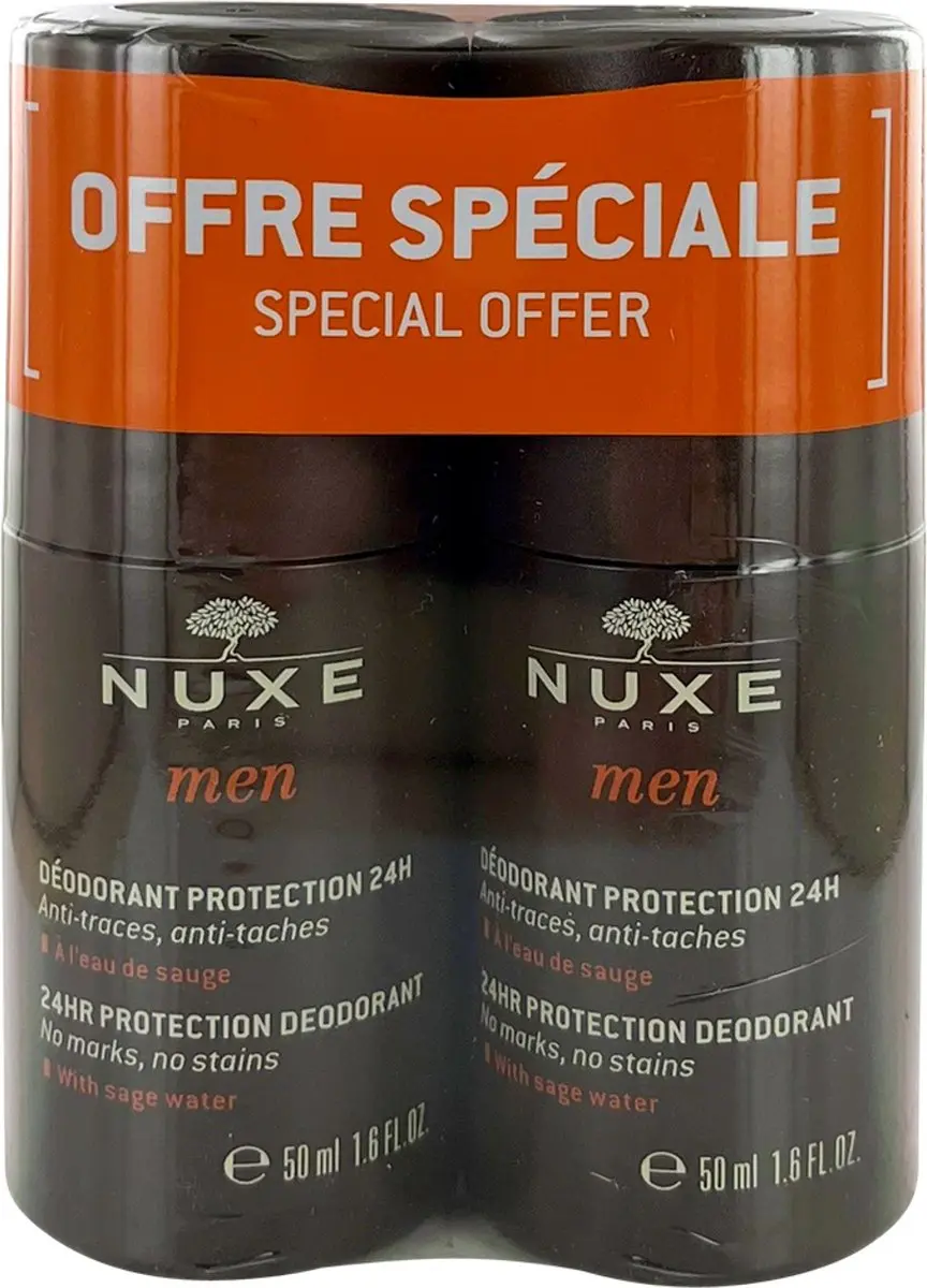 Nuxe Men 24 HR Protection Deo Duo
