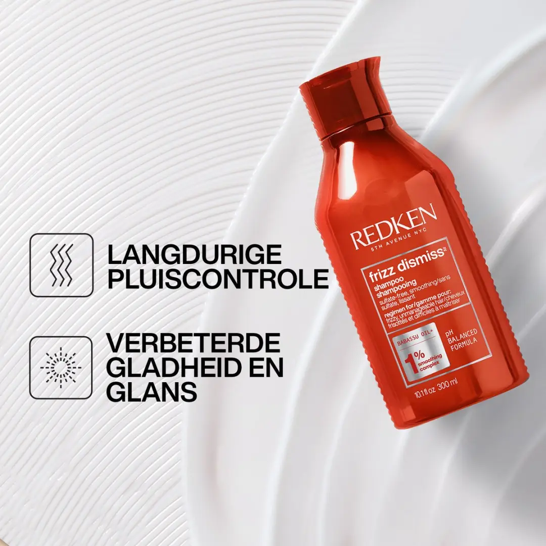 Redken Frizz Dismiss Shampoo 300ml - Krullend haar