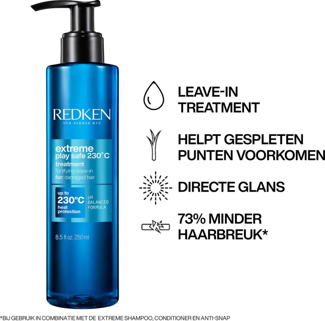 Redken Extreme Play Safe Leave-in Hittebescherming 250ml