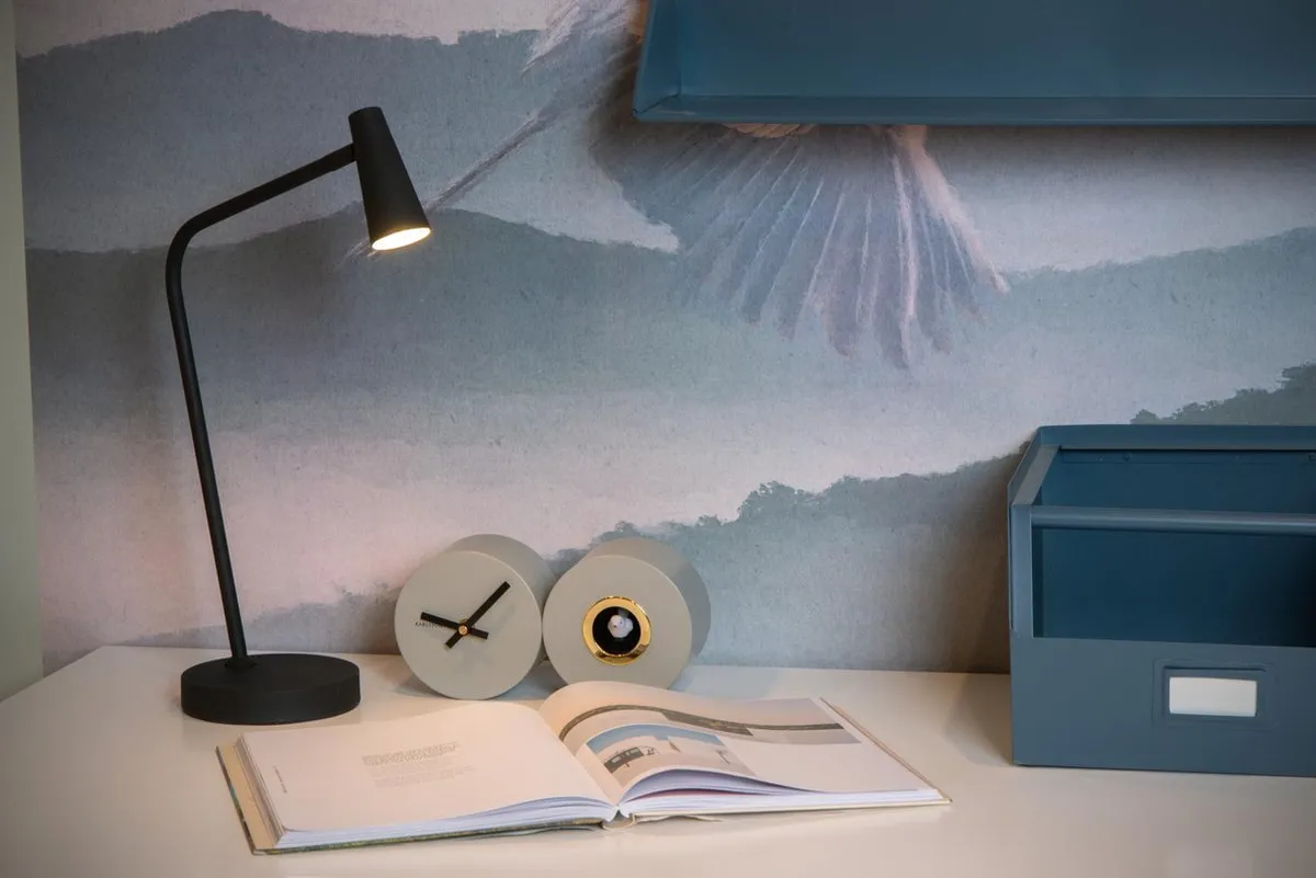 Lucide Stirling Oplaadbare Bureaulamp 3W - Zwart - afbeelding 6 van 6