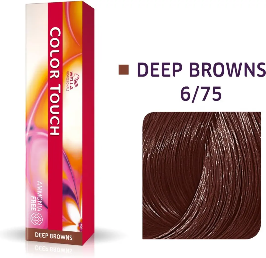 Wella Professionals Color Touch 6/75 Deep Browns Haarverf 60ml - Zwart