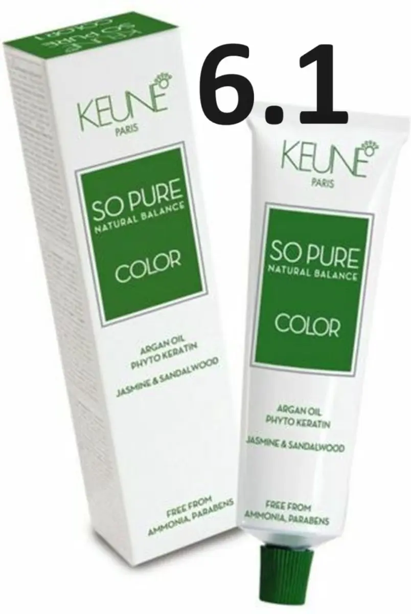 Keune So Pure Haarverf 6.1 - 60ml - Donker Blond