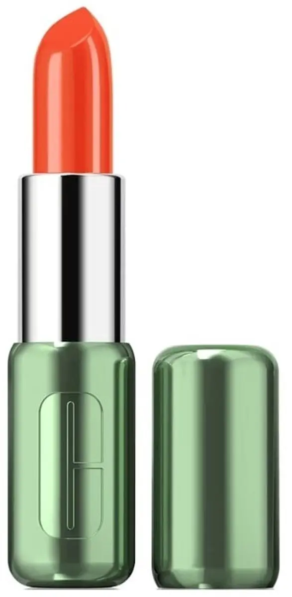 Clinique Pop Longwear Shine Lipstick 29 Flame Pop - 3.9g