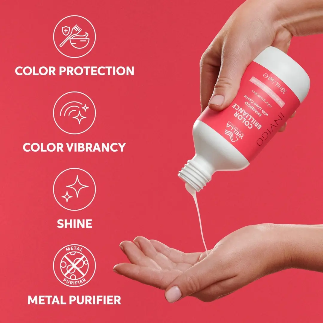Wella Professionals Invigo Color Brilliance Shampoo 300ml - 5 Stuks
