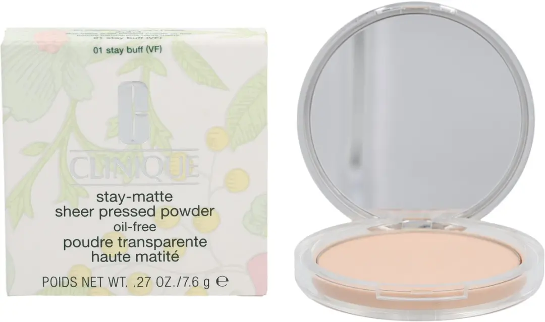 Clinique Stay Matte Sheer Pressed Powder 01-Stay Buff