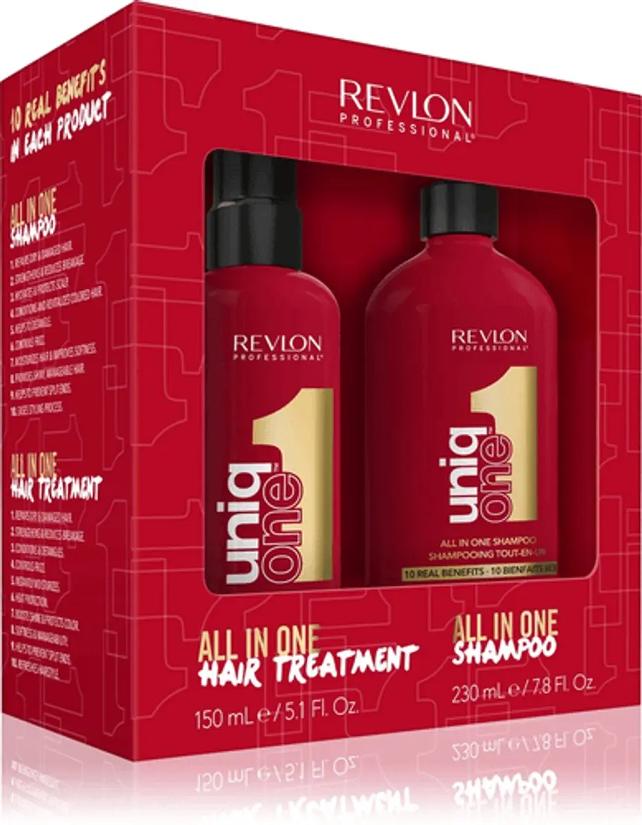 Revlon UniqOne Pouch 10-in-1 Treatment & Shampoo - 250ml