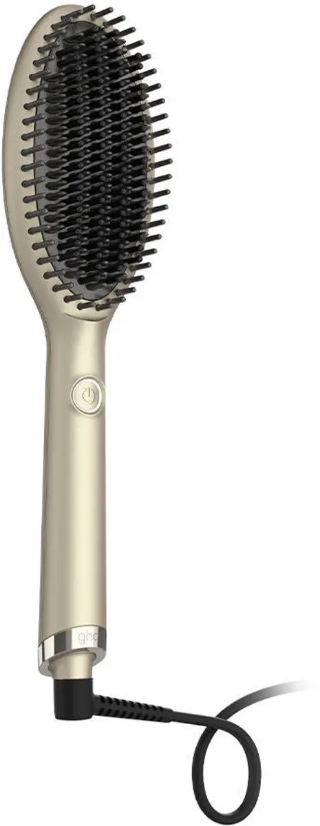 GHD Glide Electric Straightening Brush Grand Luxe - Goud/Rood - 2 Stuks