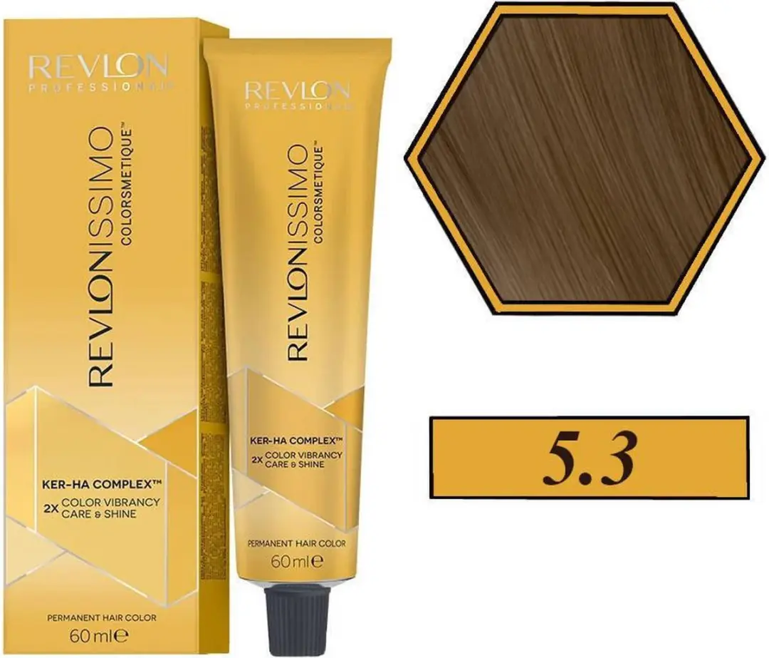 Revlon Revlonissimo Colorsmetique Nº 5.3 Permanent Haarkleur 60ml