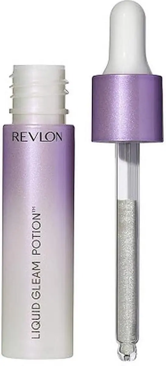 Revlon Liquid Gleam Potion Highlighter Drops 12g - Zilver/Lichtpaars