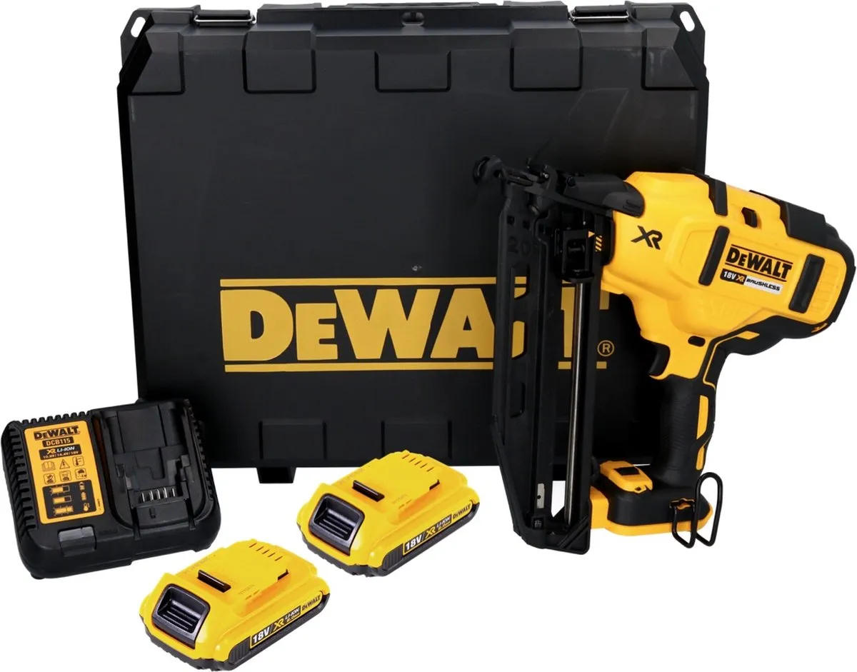 DeWalt DCN660D2 Accu Afwerkingstacker 18V - 32-63mm - 2x 2.0Ah - afbeelding 6 van 6