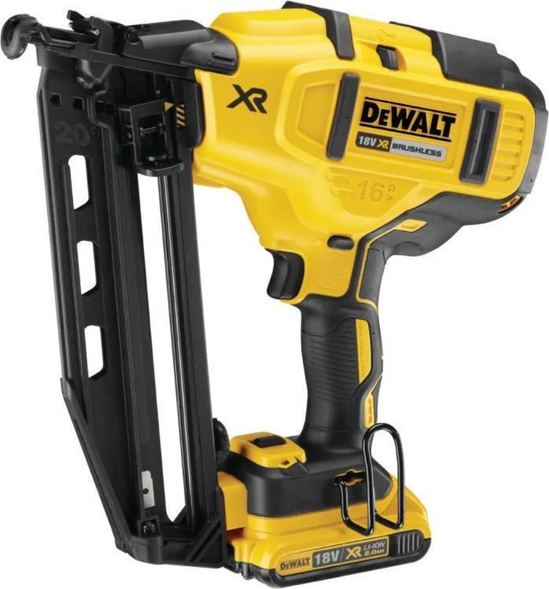 DeWalt DCN660D2 Accu Afwerkingstacker 18V - 32-63mm - 2x 2.0Ah