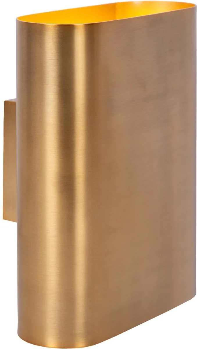 Lucide Ovalis Wandlamp 2xE14 Mat Goud/Messing