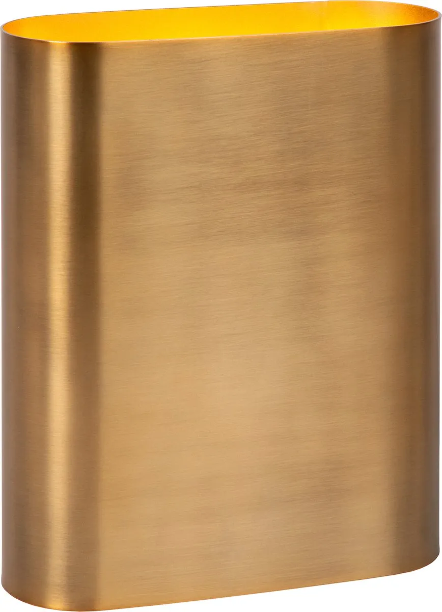 Lucide Ovalis Wandlamp 2xE14 Mat Goud/Messing