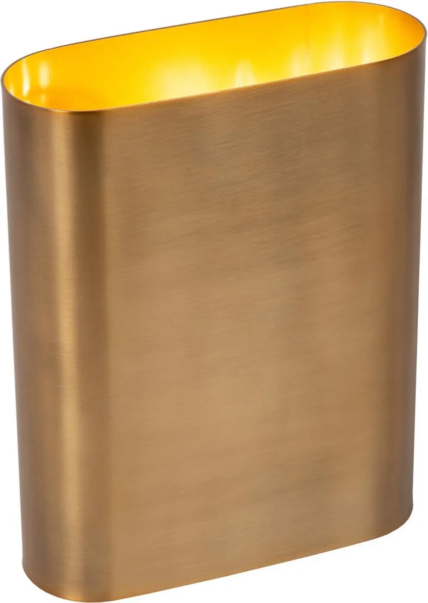 Lucide Ovalis Wandlamp 2xE14 Mat Goud/Messing