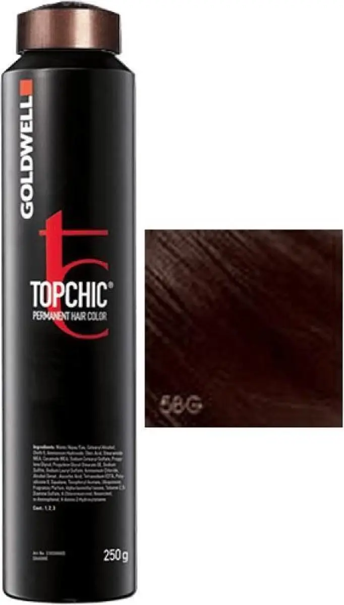 Goldwell Topchic Depot Bus 250ml - 5BG Bruin Permanent - afbeelding 6 van 6