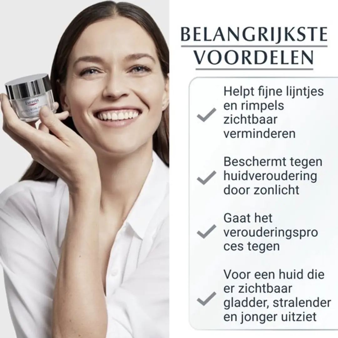 Eucerin Hyaluron-Filler + 3x Effect Dagcrème SPF15 50ml - 2 Stuks