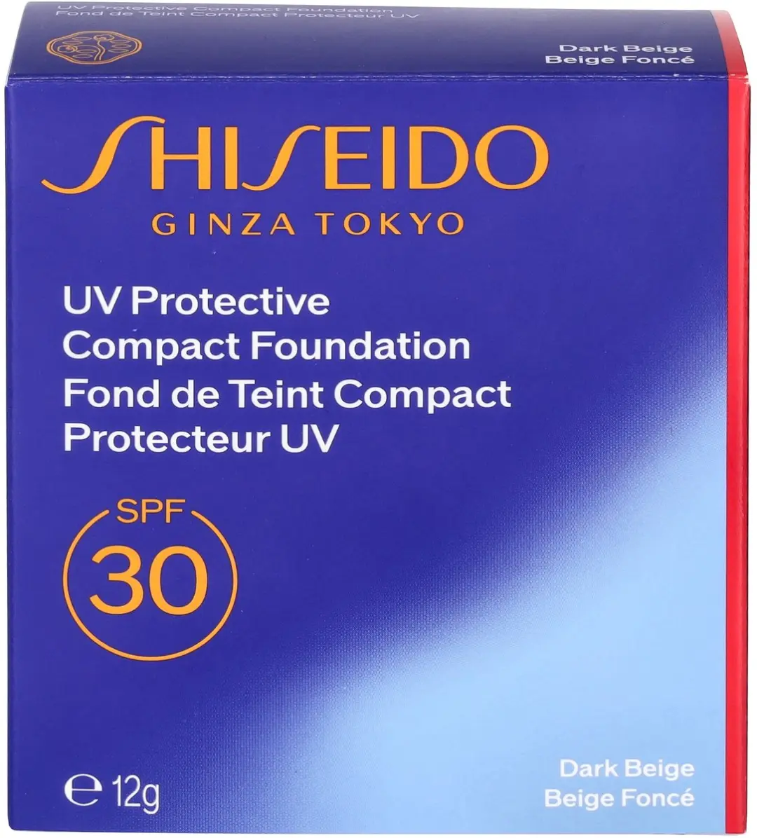 Shiseido UV Protective Compact Foundation DARK BEIGE - 12gr