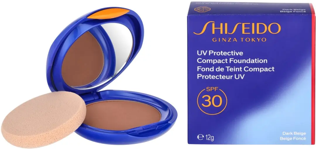 Shiseido UV Protective Compact Foundation DARK BEIGE - 12gr