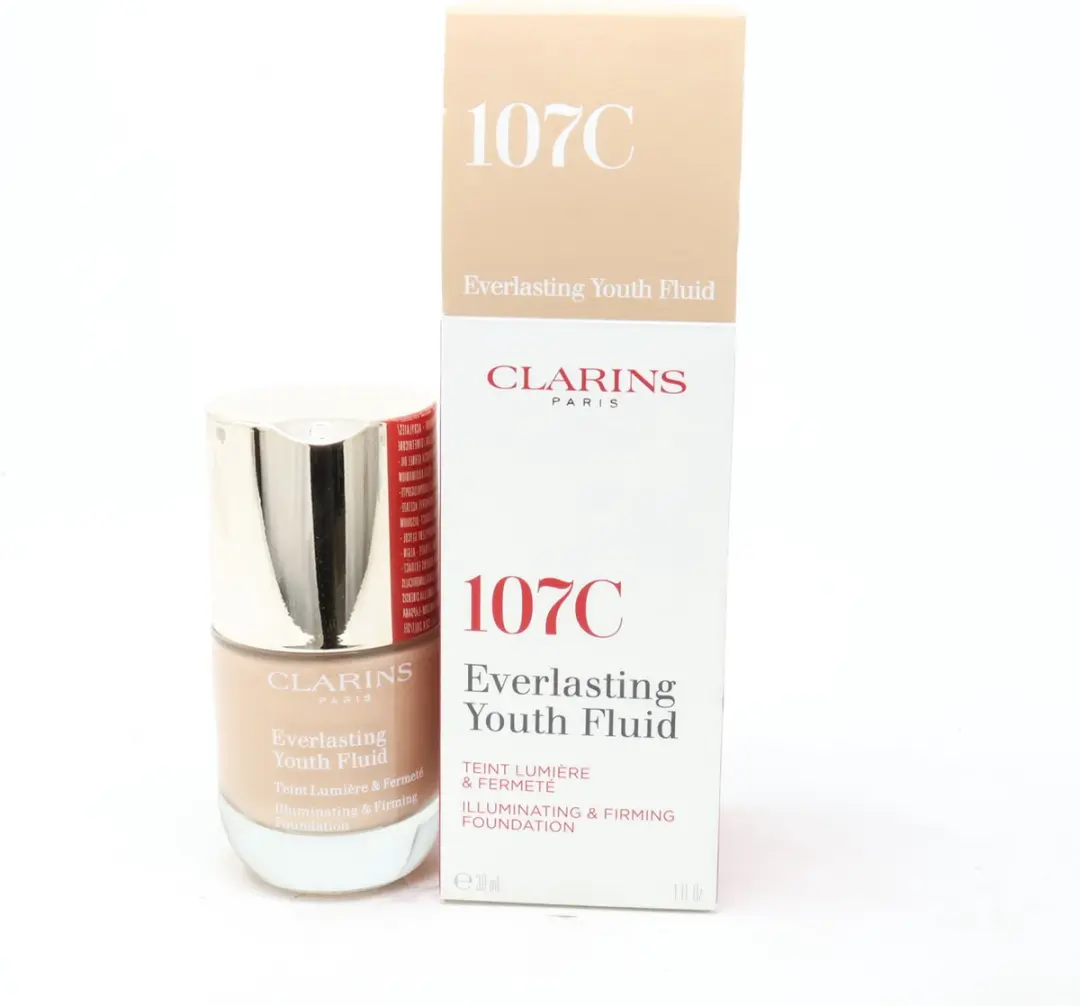 Clarins Everlasting Youth Fluid Illuminating & Firming Foundation 107C