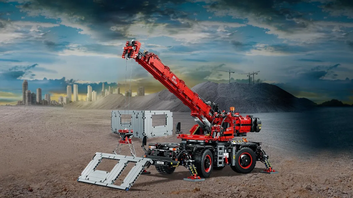 LEGO Technic Kraan voor alle Terreinen 42082 - 4057 Stukken - Zwart