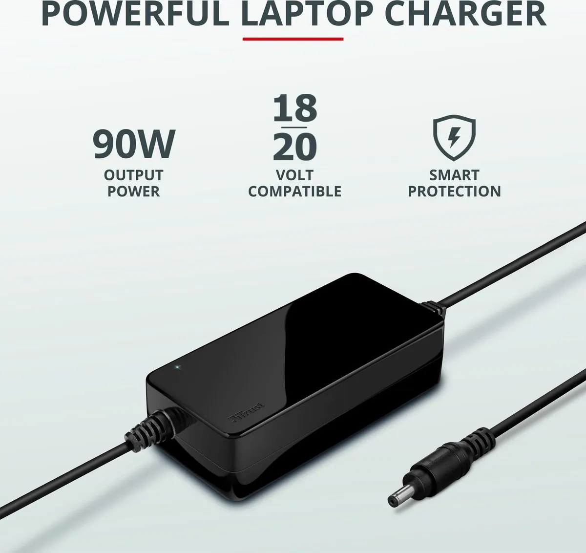 Trust Nexo 90W Laptop Adapter 23324 - Asus 4mm - Zwart