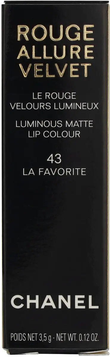 Chanel Rouge Allure Velvet Luminous Matte Lippenstift 43 La Favorite - 3,5 g