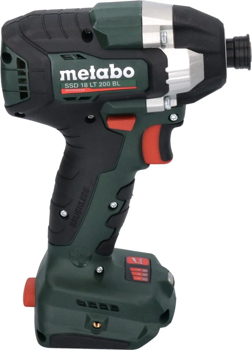 Metabo SSD 18 LT 200 Accu-slagmoersleutel 200Nm - Zonder accu