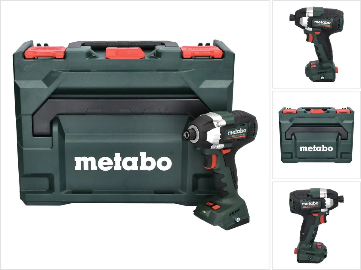 Metabo SSD 18 LT 200 Accu-slagmoersleutel 200Nm - Zonder accu