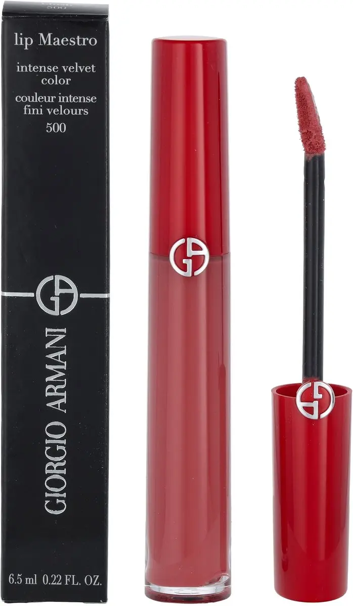 Armani Lip Maestro Velvet Liquid Lipstick 500 Blush - 6,5 ml - Roze