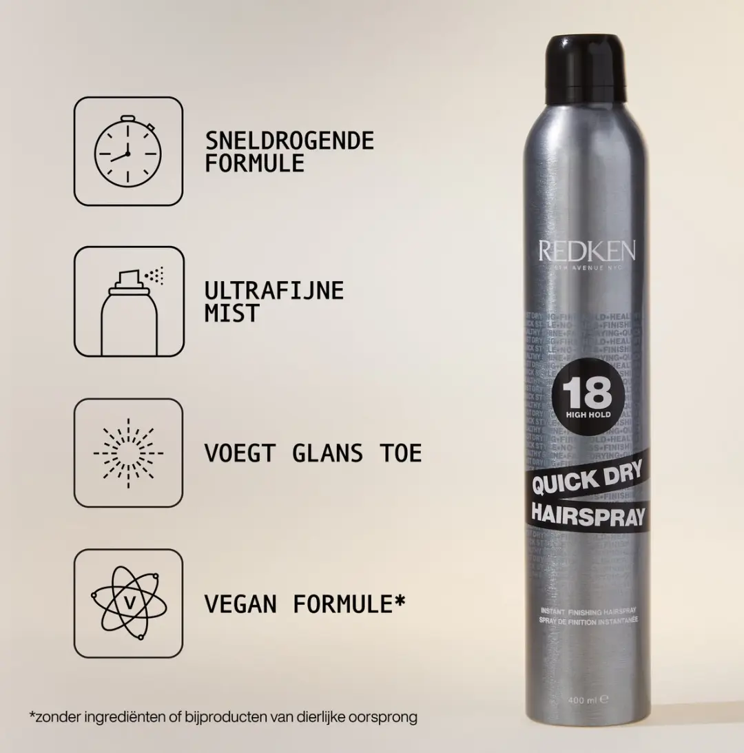 Redken Quick Dry Hairspray 400ml