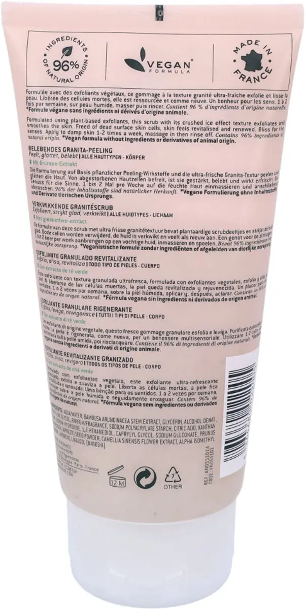 Nuxe Body Réve de Thé Revitaliserende Scrub 150ml