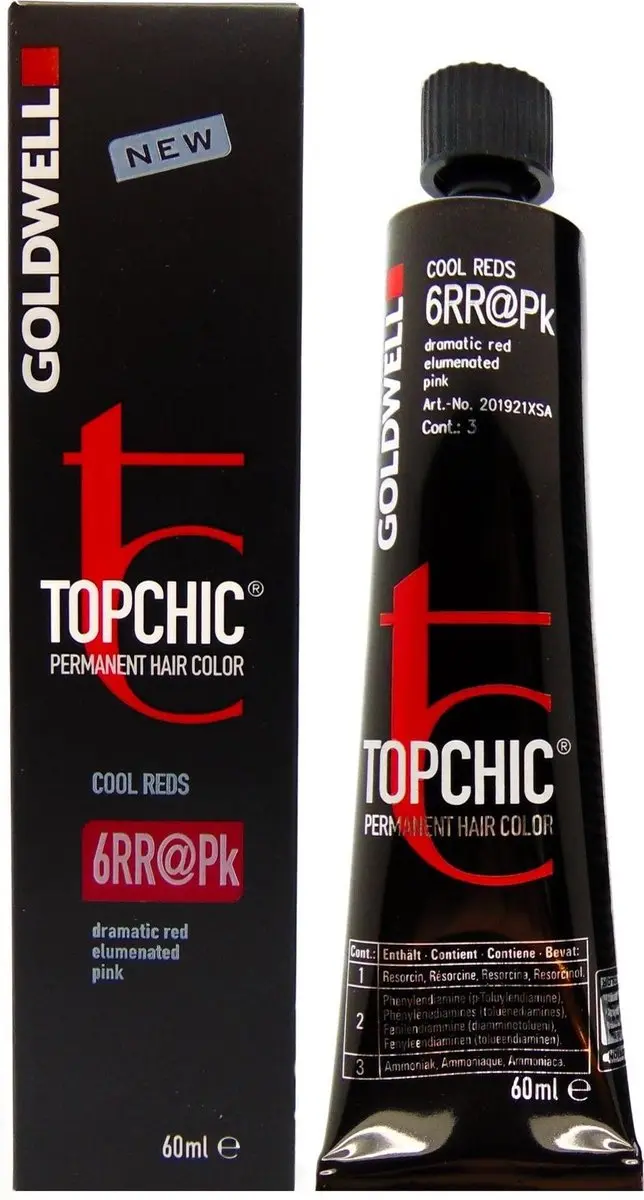 Goldwell Topchic Haarverf 6RR@PK - 60ml - Permanent
