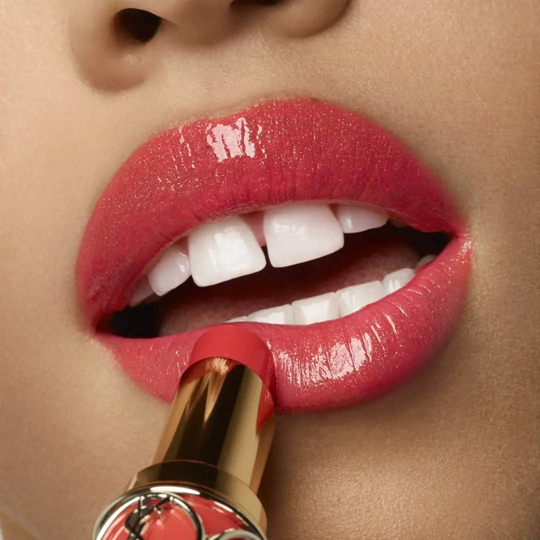 Yves Saint Laurent Rouge Volupté Shine Lipstick 104 Coral Orient - 4g - afbeelding 6 van 6