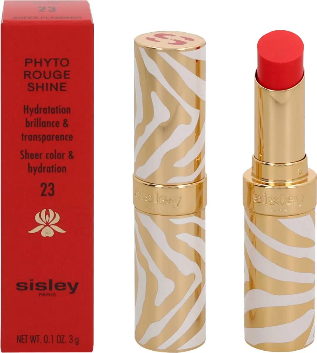 Sisley Phyto-Rouge Shine Lipstick #23 Flamingo - 34g