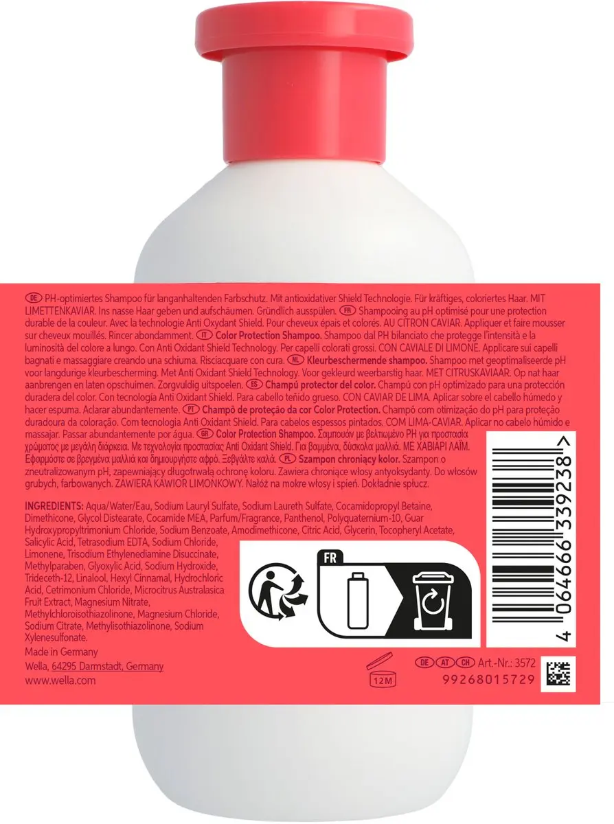 Wella Professionals Invigo Color Brilliance Shampoo 300ml - afbeelding 6 van 6