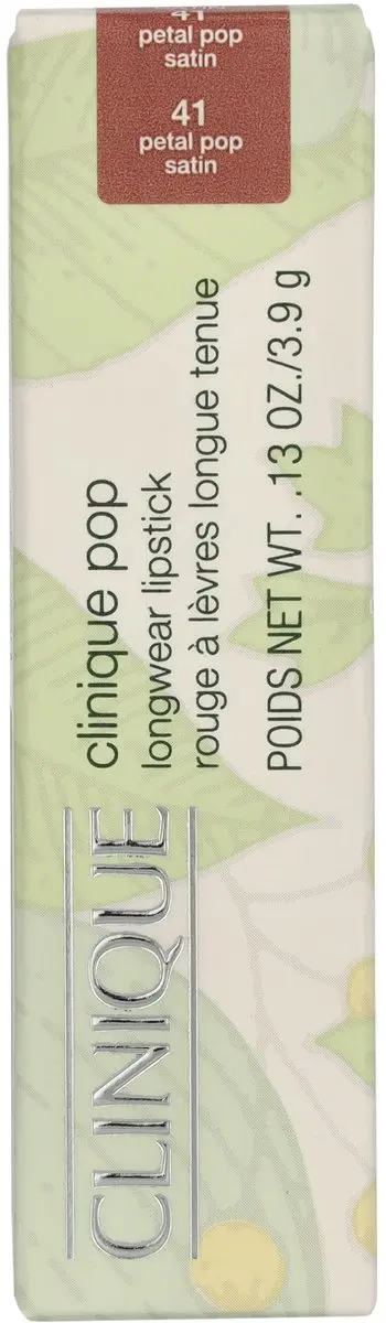 Clinique Pop Longwear Satin Lipstick 41 Petal Pop - 3.9g