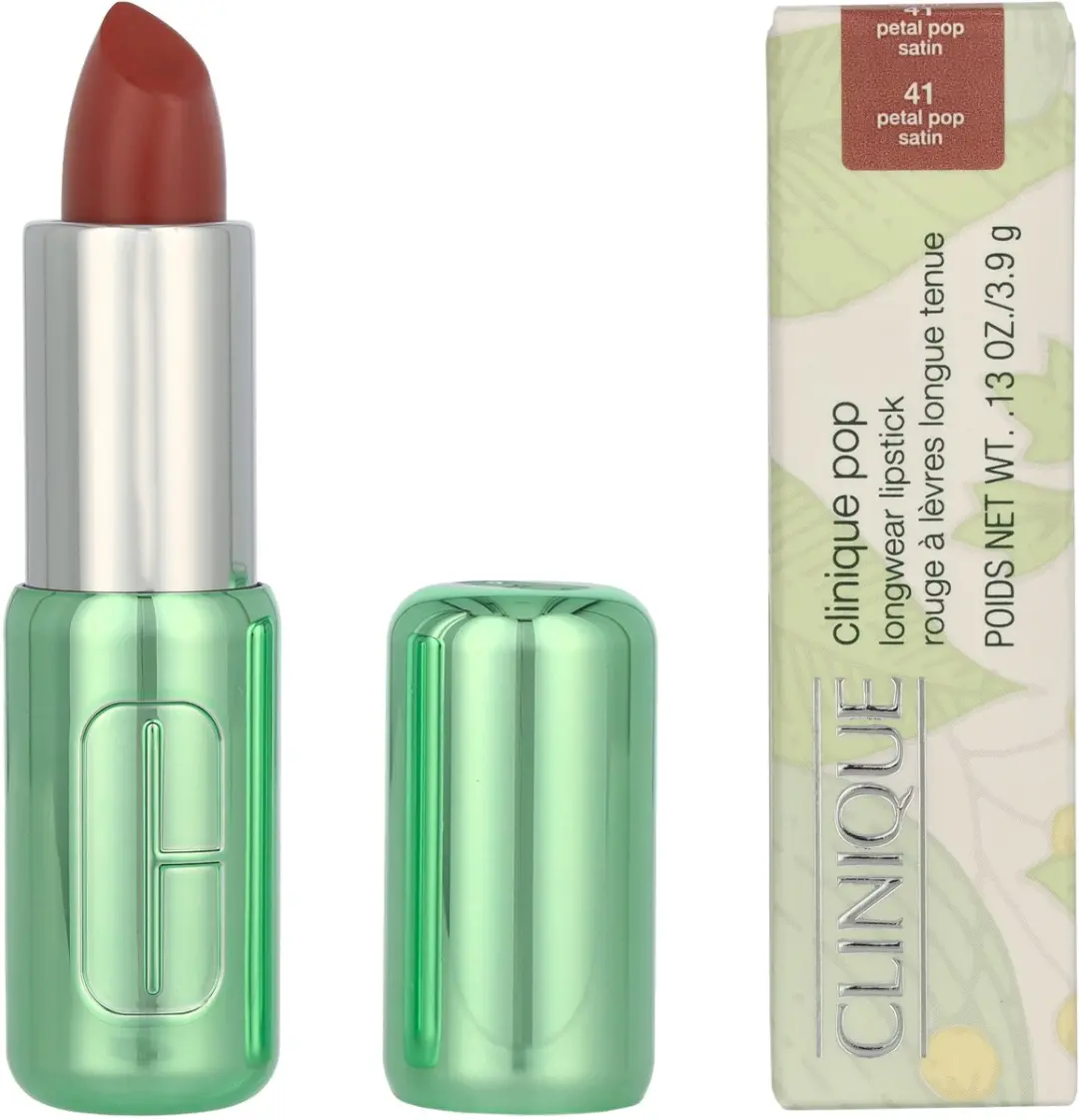 Clinique Pop Longwear Satin Lipstick 41 Petal Pop - 3.9g