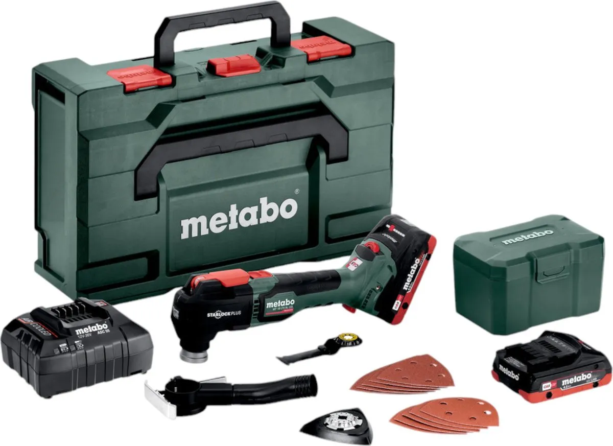 Metabo Accu-Multitool MT 18 LTX BL QSL 18V - 2x 4Ah LiHD