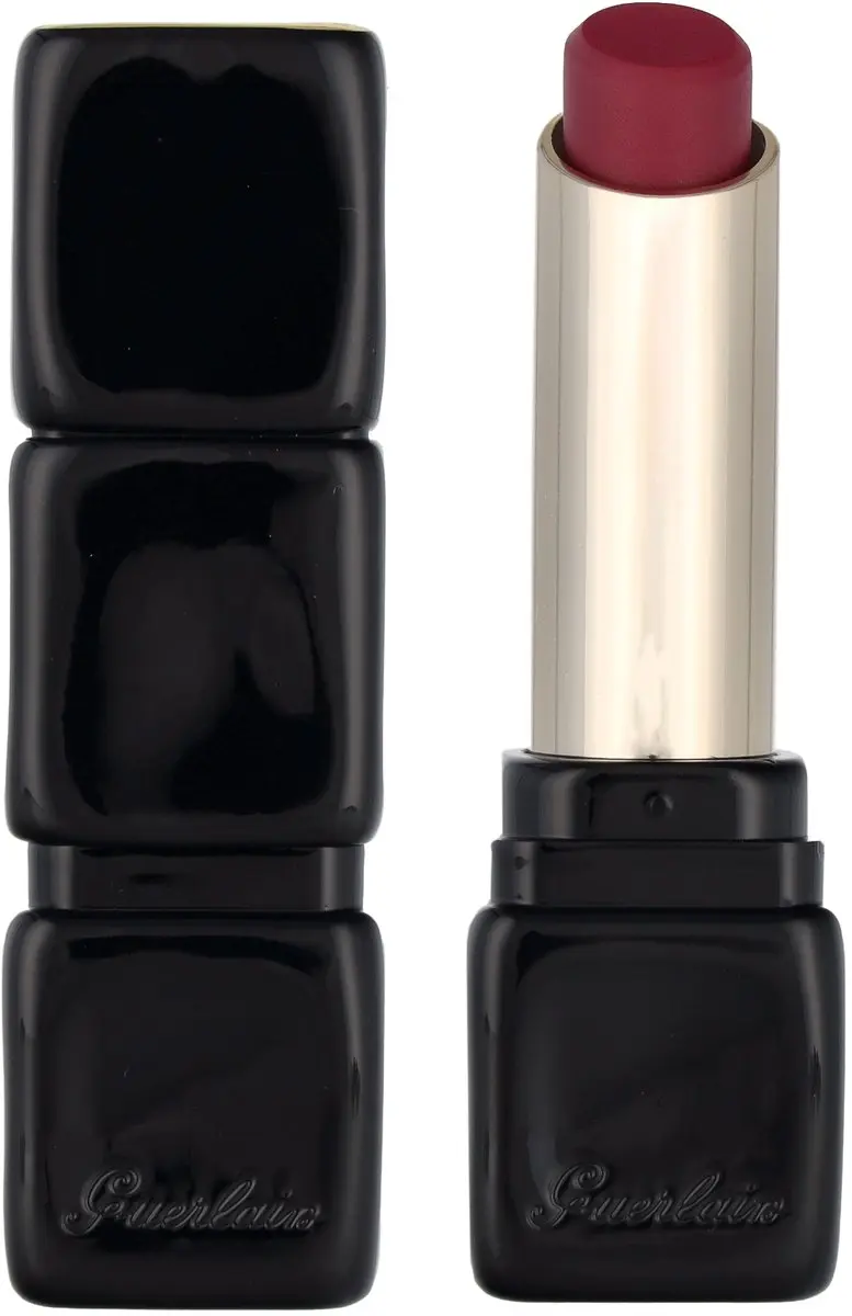 Guerlain Lipstick Kiss Kiss Tender Matte 880 Caress Plum - 2.8g
