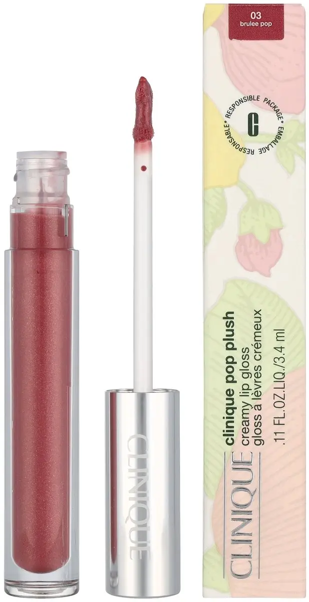 Clinique Pop Plush Creamy Lip Gloss 03 Brulee Pop - 6 ml