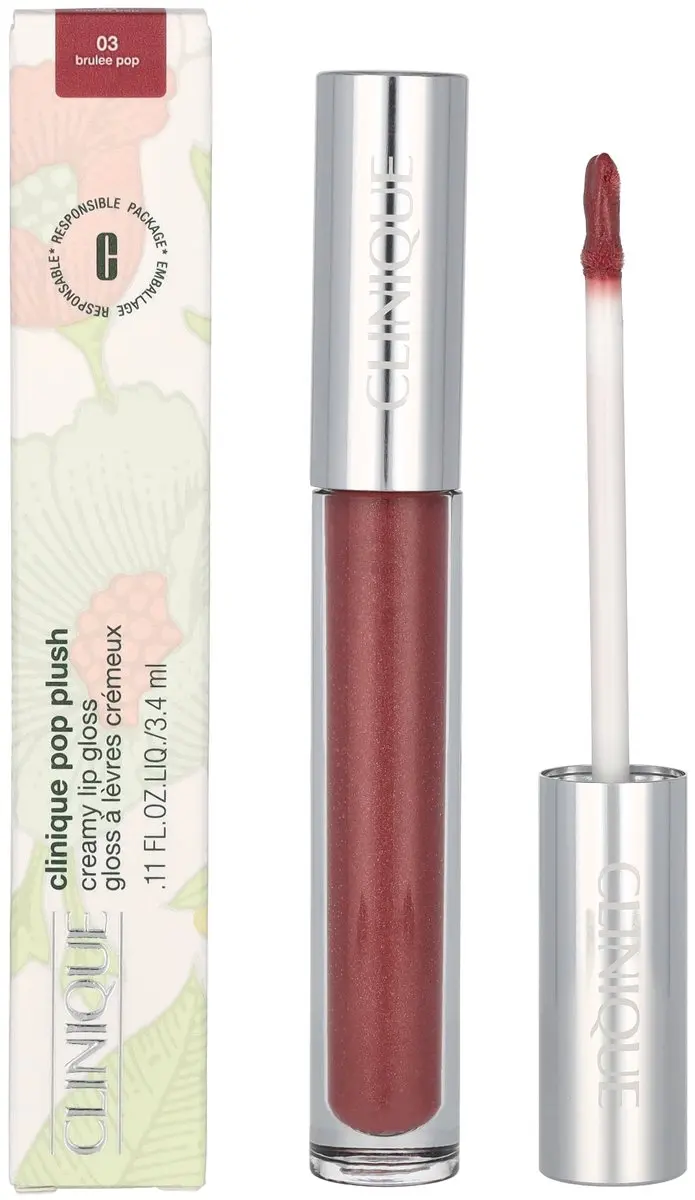 Clinique Pop Plush Creamy Lip Gloss 03 Brulee Pop - 6 ml